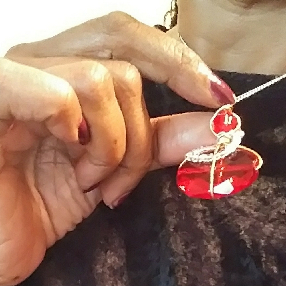 Handcrafted Red Crystal Necklace